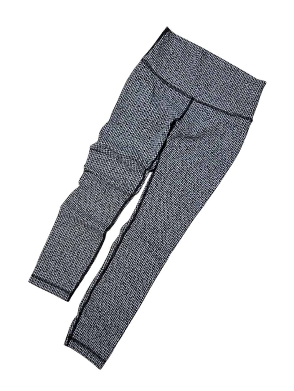 Lululemon Wunder Under High Rise Leggings in Teeny Tooth White Black Colorway 6